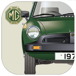 MGB GT Jubilee Edition 1975 Coaster 7